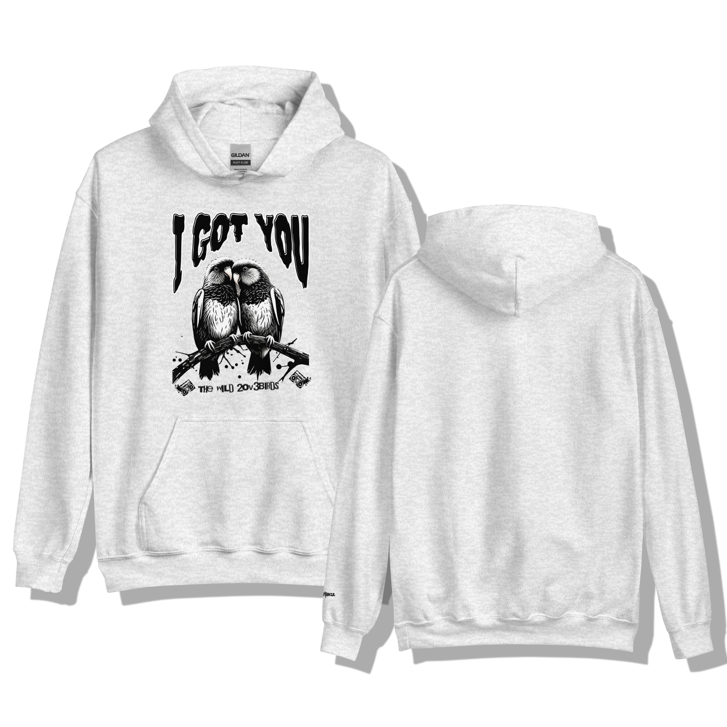 Product mockup of I Got You 2ov3birds Hoodie