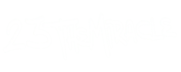 Lettering Logo 23 TheMiracle Long White - 23 TheMiracle