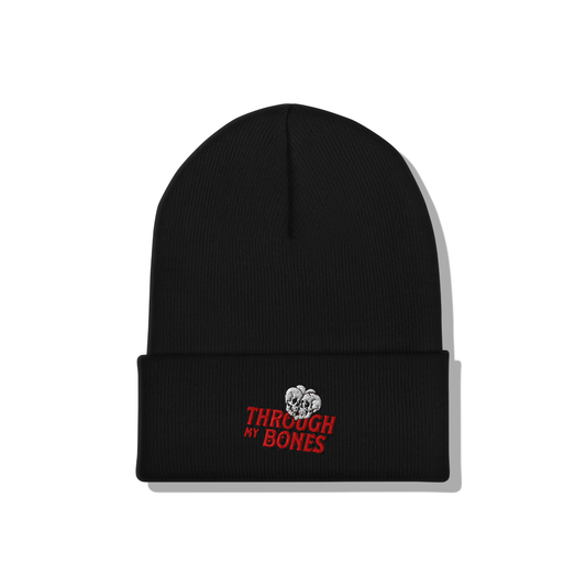 Product mockup of TMB Beanie